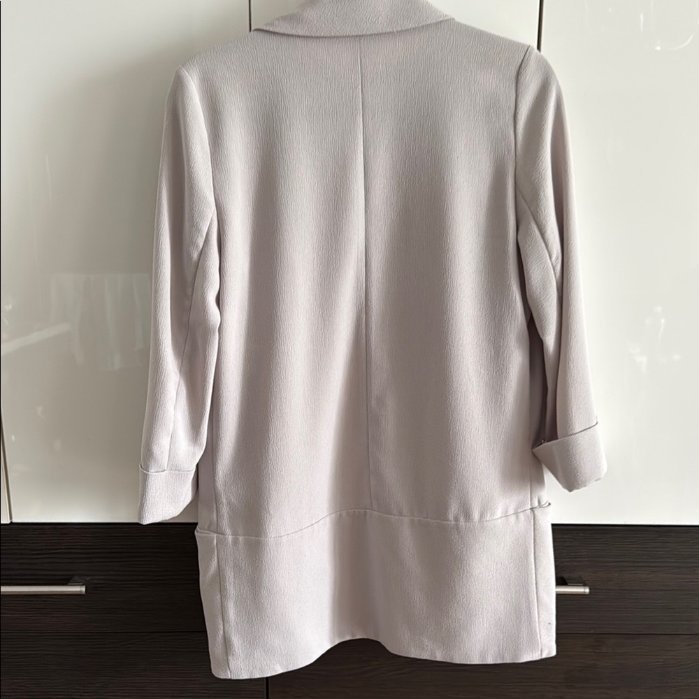 Wilfred Women's Light Beige Open-Front Blazer - Picture 3 of 4